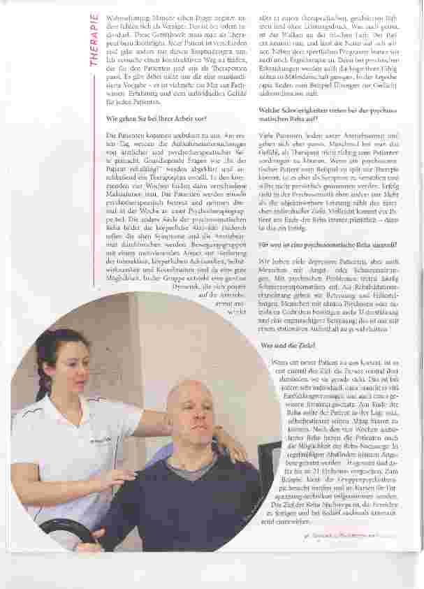 Vorschauseite 2: Rehabilitation für die Psyche