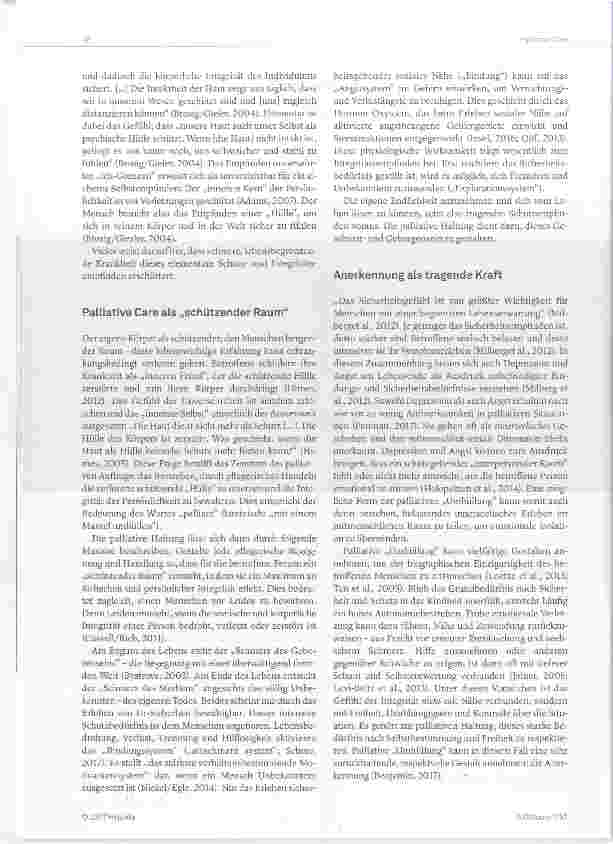 Vorschauseite 2: Die palliative „Umhüllung“