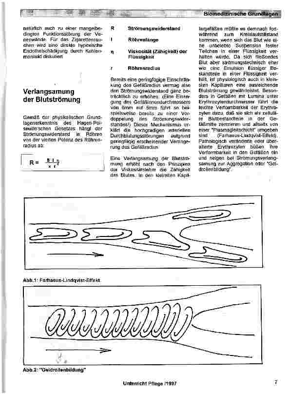 Vorschauseite 2: Biomeclizinische Grundlagen zum Themenbereich Thrombose: Entstehung - Behandlung -Verhütung