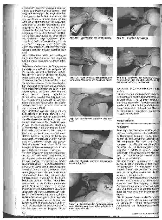 Vorschauseite 6: Intramuskuläre Injektionen