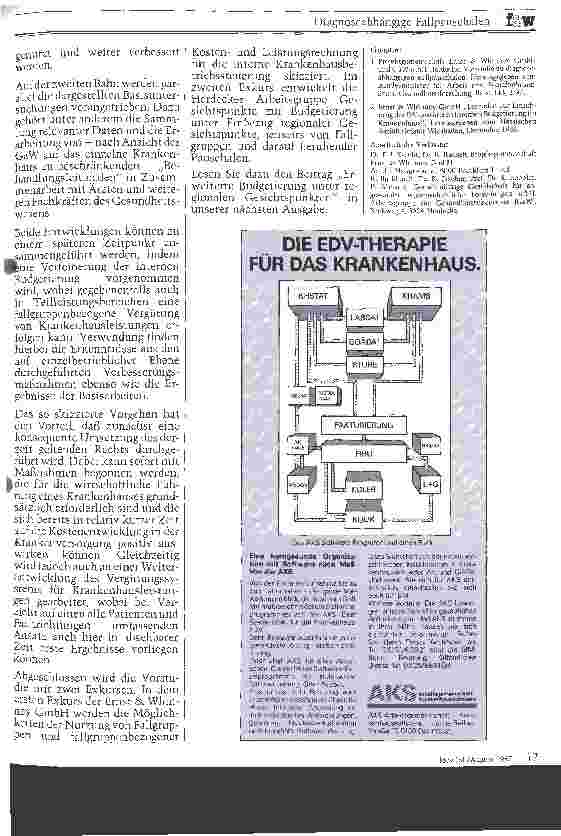 Vorschauseite 4: Diagnoseabhängige Fallpauschalen ; Ergebnisse der Vorstudie der projektgemeinschaft GaW mbH u. Ernst u. Winny