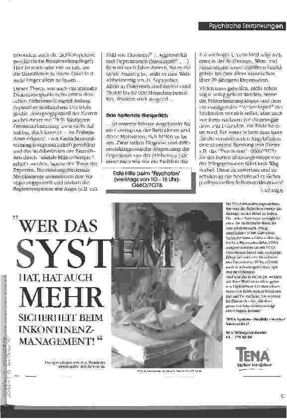 Vorschauseite 2: Psychische Erkrankungen - Dauerleid und oft ein Versteckspiel vor sich selbst: Die Seele ist ein weites Land ...