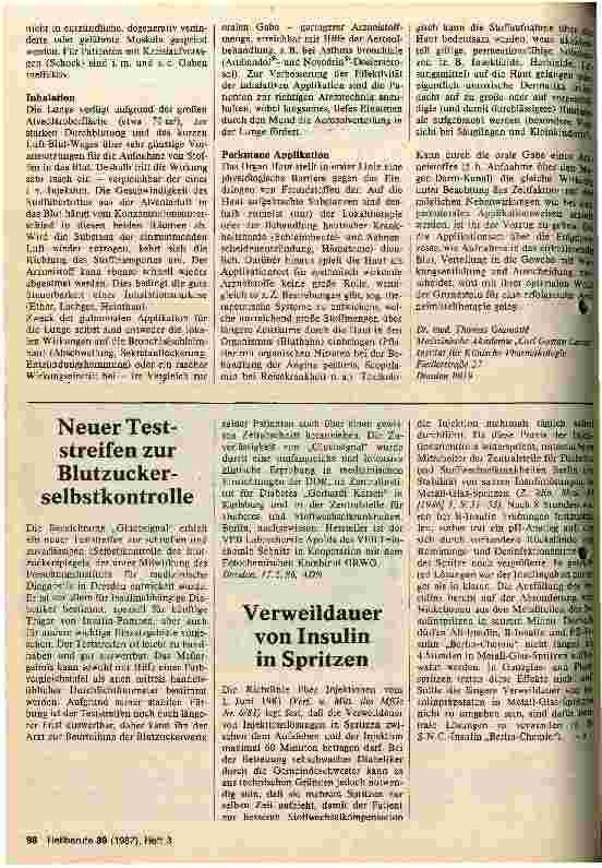 Vorschauseite 2: Bedeutung unterschiedlicher parenteraler Applikations weisen von Arzneimitteln