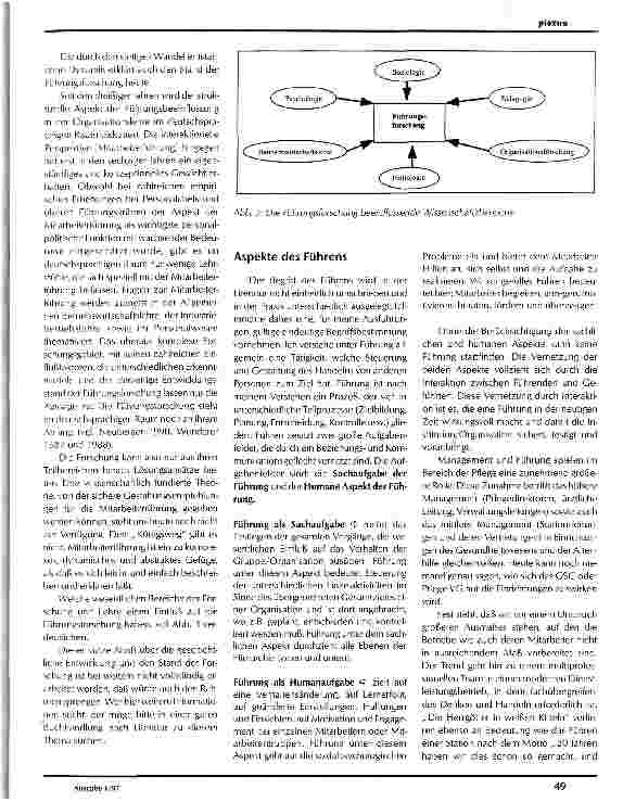 Vorschauseite 2: Management in der Pflege Auf dem Weg zur Professionalität - Management und Führung - Teil 1