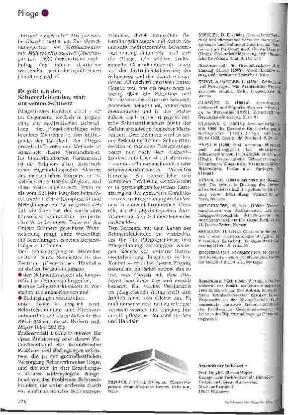 Vorschauseite 4: Schmerz - ein Thema der Pflege