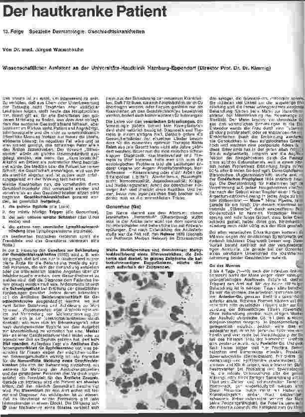 Vorschauseite 1: Der hautkranke Patient 13. Folge: Spezielle Dermatologie: Geschlechtskrankheiten