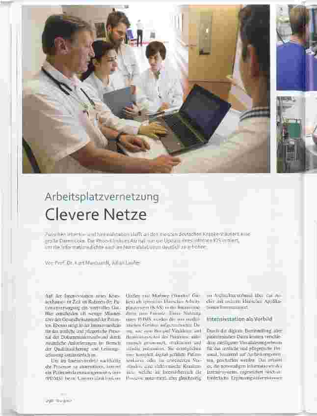 Vorschauseite 1: Arbeitsplatzvernetzung Clevere Netze