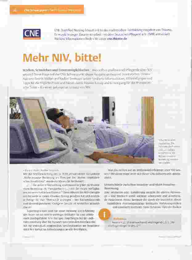 Vorschauseite 1: Mehr NIV, bitte!