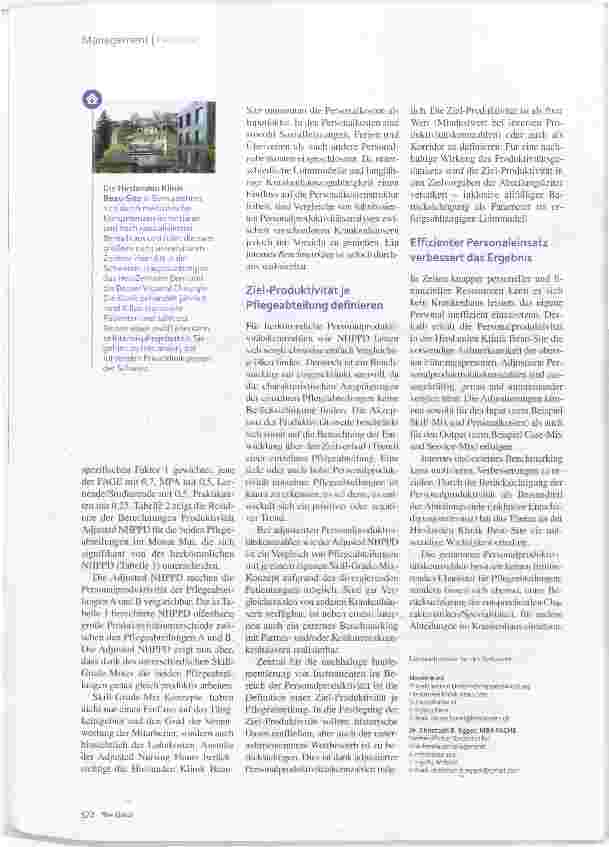 Vorschauseite 3: Benchmarking Produktives Personal