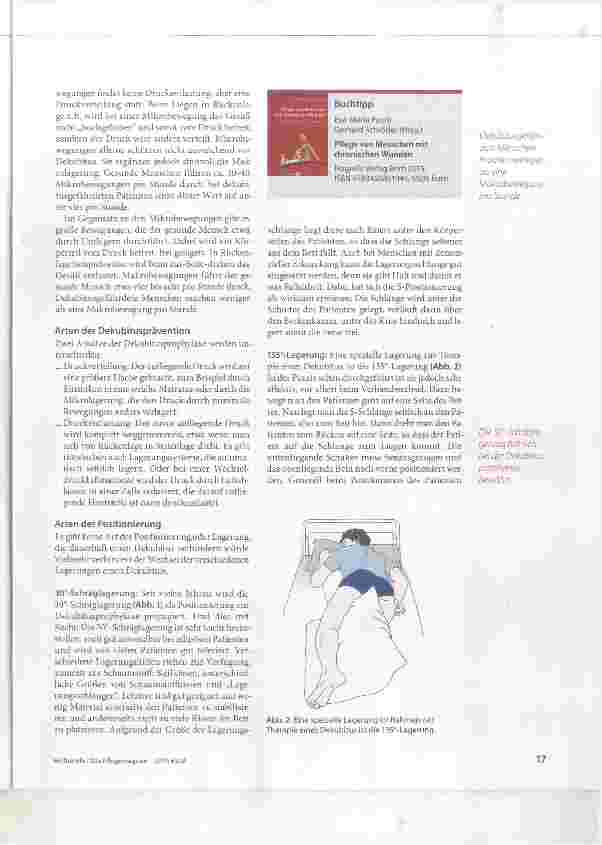 Vorschauseite 2: Richtige Lagerung bei Dekubitus