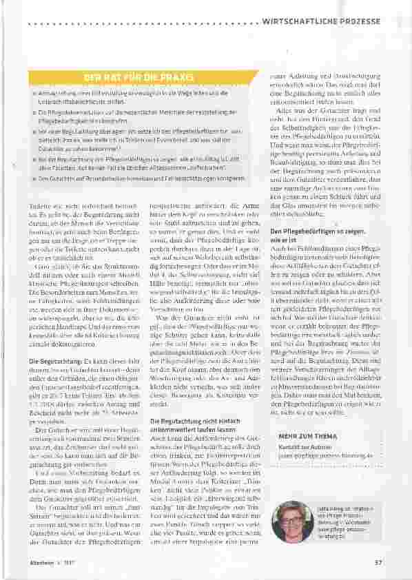 Vorschauseite 2: Missverständnisse bei Begutachtungen vermeiden