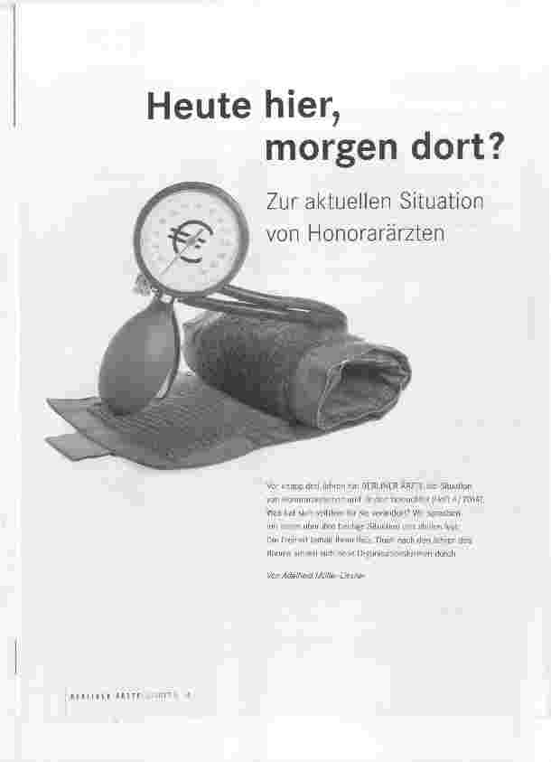 Vorschauseite 1: Heute hier, morgen dort?
