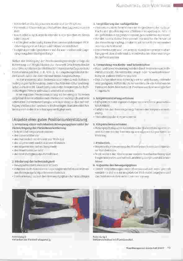 Vorschauseite 2: Bedeutung der Positionierung in der Wundund Hautbehandlung nach NPUAP/EPUAP