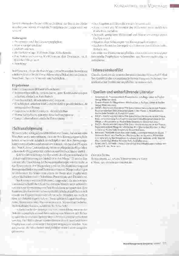 Vorschauseite 4: Bedeutung der Positionierung in der Wundund Hautbehandlung nach NPUAP/EPUAP