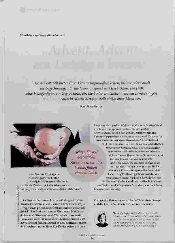 Vorschauseite 1: Advent, Advent, ein Lichtlein brennt
