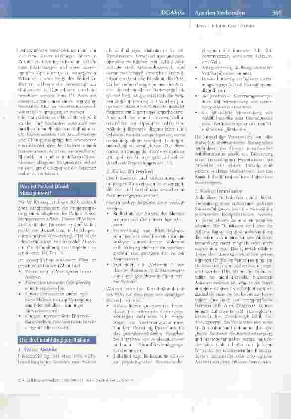 Vorschauseite 2: Das Patient-Blood-Management-Konzepf