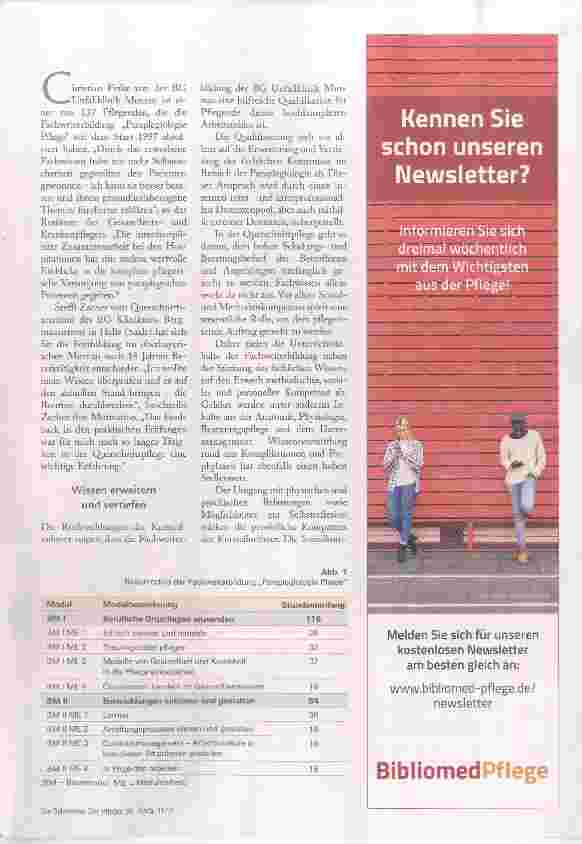 Vorschauseite 2: Experten für die Pflege von Querschnittgelähmten