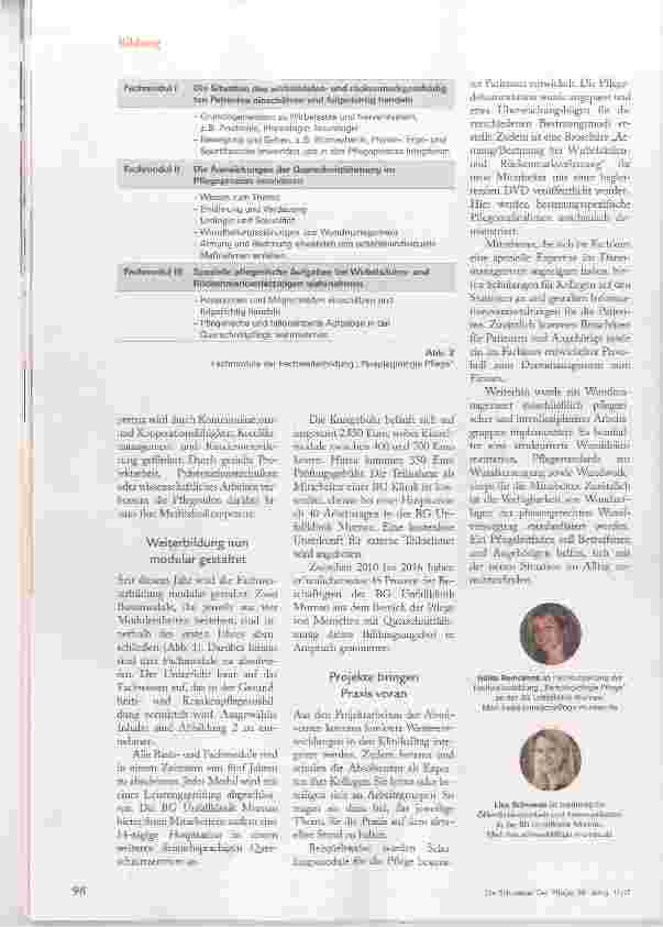 Vorschauseite 3: Experten für die Pflege von Querschnittgelähmten