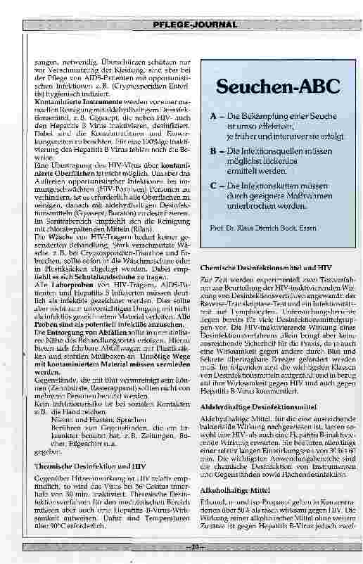 Vorschauseite 2: Maßnahmen zur Vermeidung der AIDS-Gefährdung