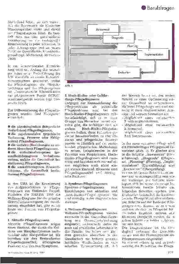 Vorschauseite 3: Pflegediagnosen in der Deutschen Krankenpflege? betrachtet vor dem Hintergrund einer zu erwartenden Novellierung des Krankenpflegegesetzes