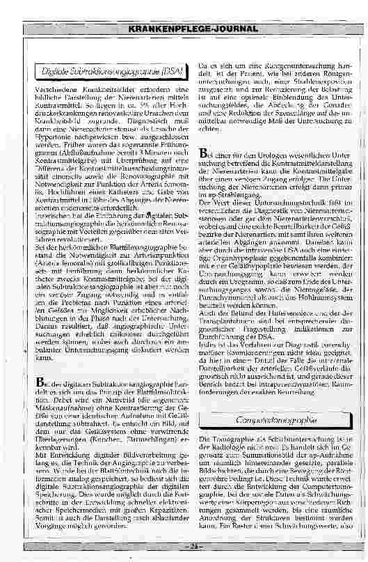 Vorschauseite 4: Neuere Entwicklungen der Röntgendiagnostik, Computertomographie und Kernspintomographie
