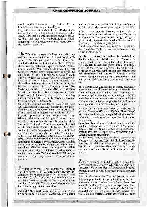 Vorschauseite 5: Neuere Entwicklungen der Röntgendiagnostik, Computertomographie und Kernspintomographie