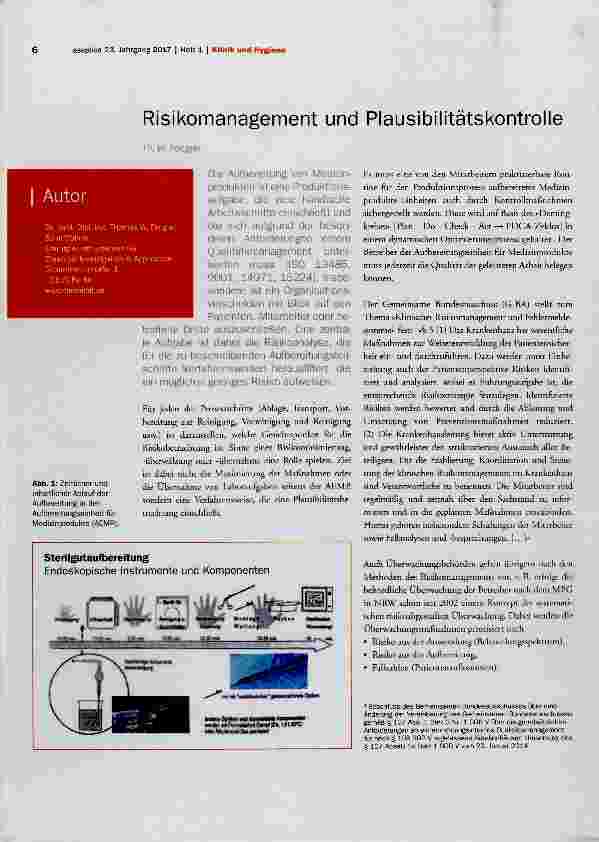 Vorschauseite 1: Risikomanagement und Plausibilitätskontrolle