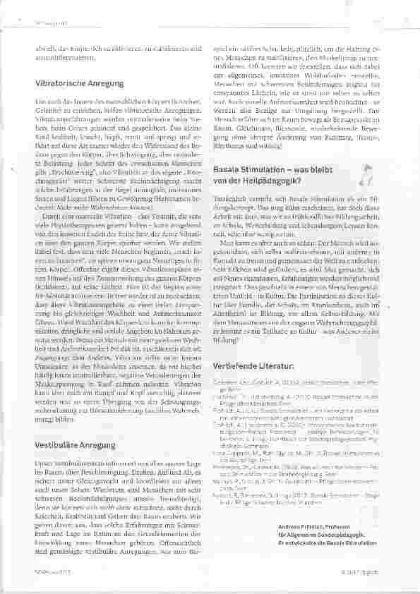 Vorschauseite 3: Basale Stimulation als pflegerische Intervention?