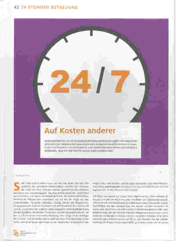 Vorschauseite 1: Auf Kosten anderer