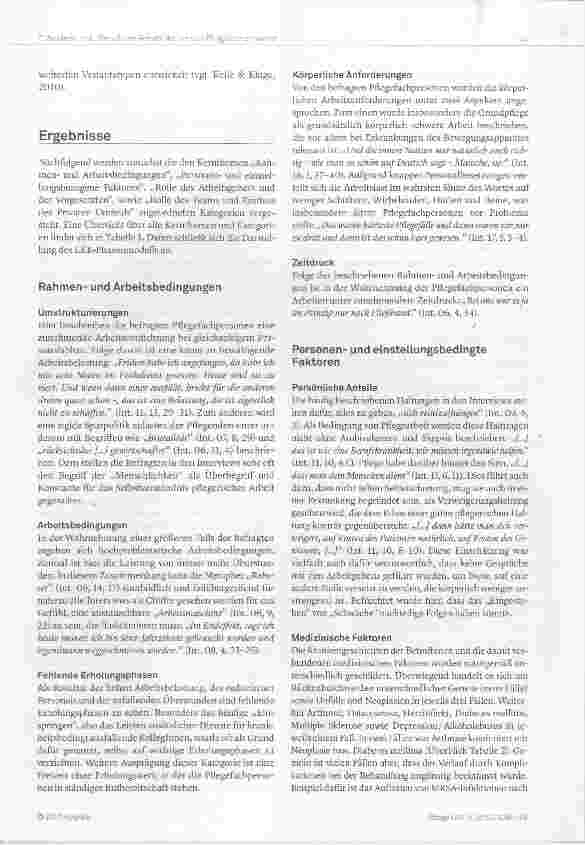 Vorschauseite 5: Gründe und Einflussfaktoren für den Eintritt in die berufliche Rehabilitation von Pflegefachpersonen in Deutschland