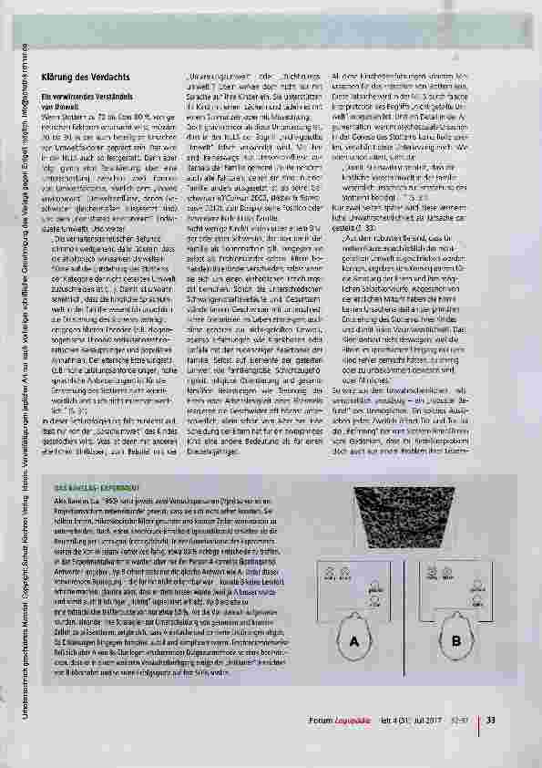 Vorschauseite 2: Zur Praxisrelevanz der neuen AWMF-Leitlinie „Stottern