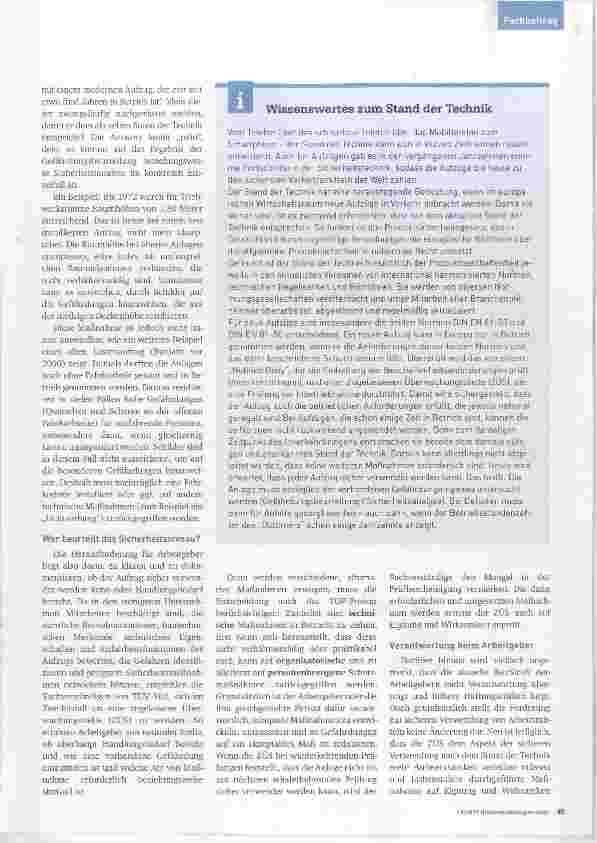 Vorschauseite 2: Ist der (Lasten-)Aufzug noch sicher?