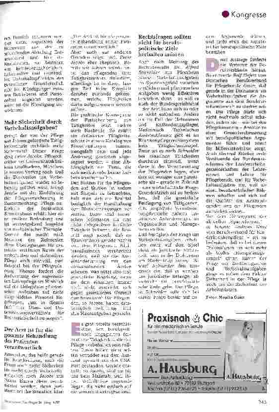 Vorschauseite 2: Mehr Sicherheit im Recht 2. Pflege-Recht-Tag in Berlin