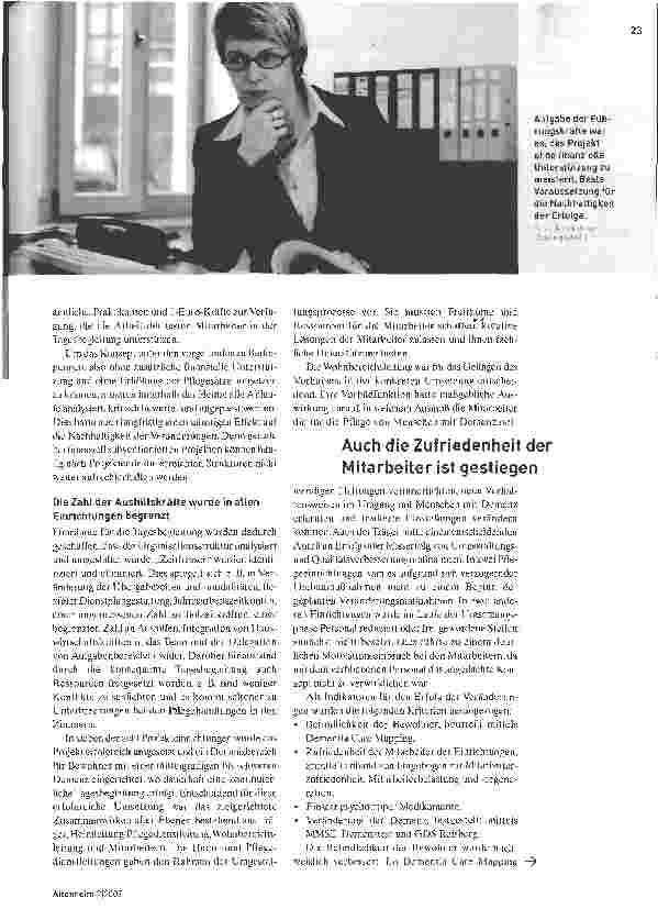 Vorschauseite 2: Neue Organisationsstrukturen - Bessere Betreuung -ohne zusätzliche Kosten