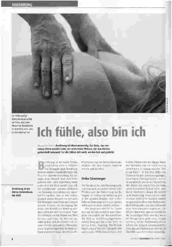 Vorschauseite 1: Ich fühle, also bin ich