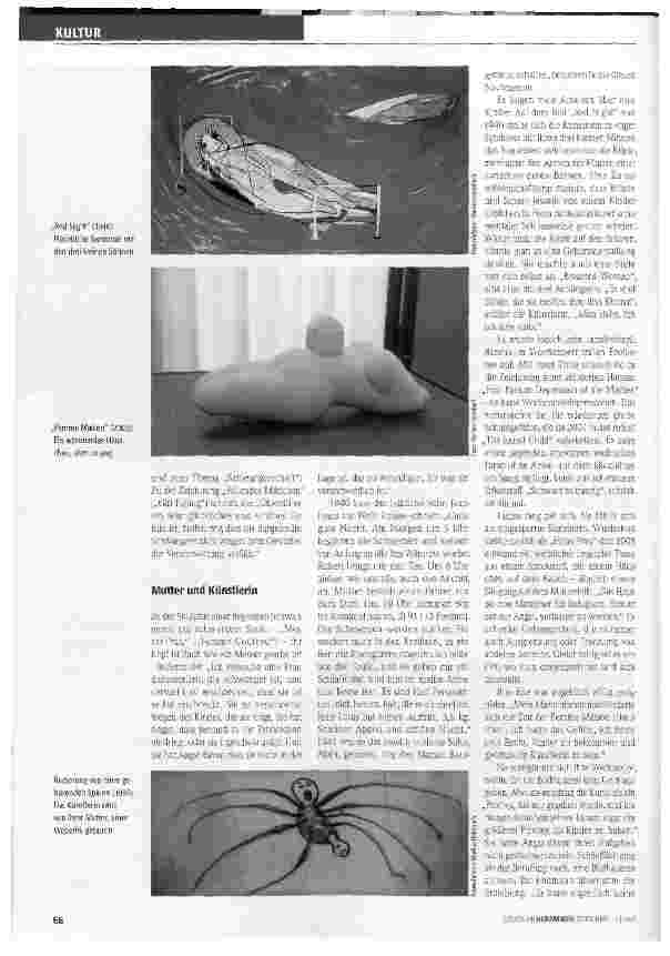 Vorschauseite 3: Louise Bourgeois: Weben gegen die Angst