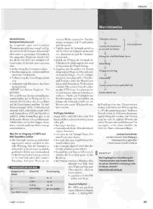 Vorschauseite 2: Thromboseprophylaxe - Das können Pflegende tun