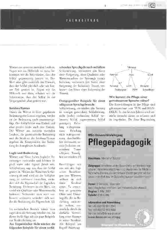 Vorschauseite 2: Babylonische Sprachverwirrung? - taxonomien, klassifikationen - gemeinsame pflegefachsprache und wissensmanagement