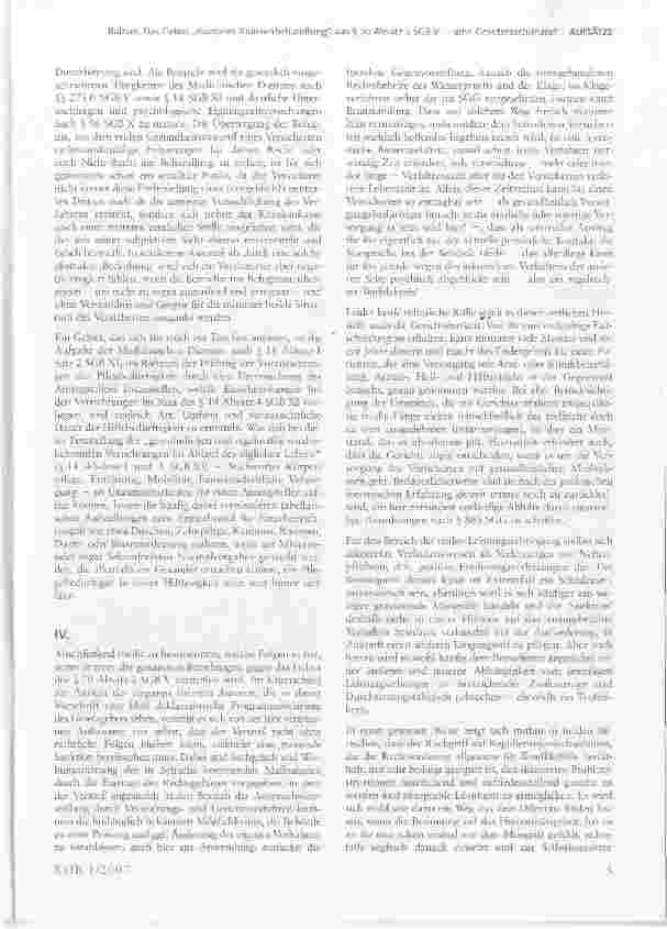 Vorschauseite 5: Das Gebot humaner Krankenbehandlung aus § 70 Absatz 2 SGB V - eine Gesetzesschimäre?