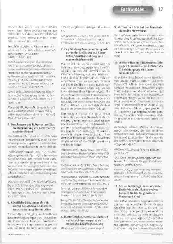 Vorschauseite 2: 101 Gründe für das Stillen - Teil 1