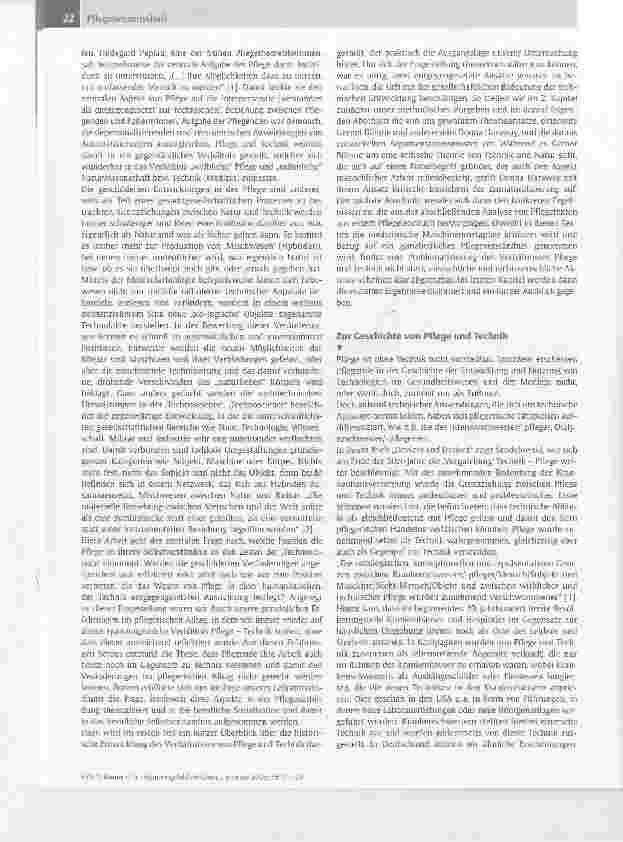 Vorschauseite 2: Im Spannungsfeld zwischen Natur und Technik: Pflege als Bewahrerin des natürlichen Körpers?