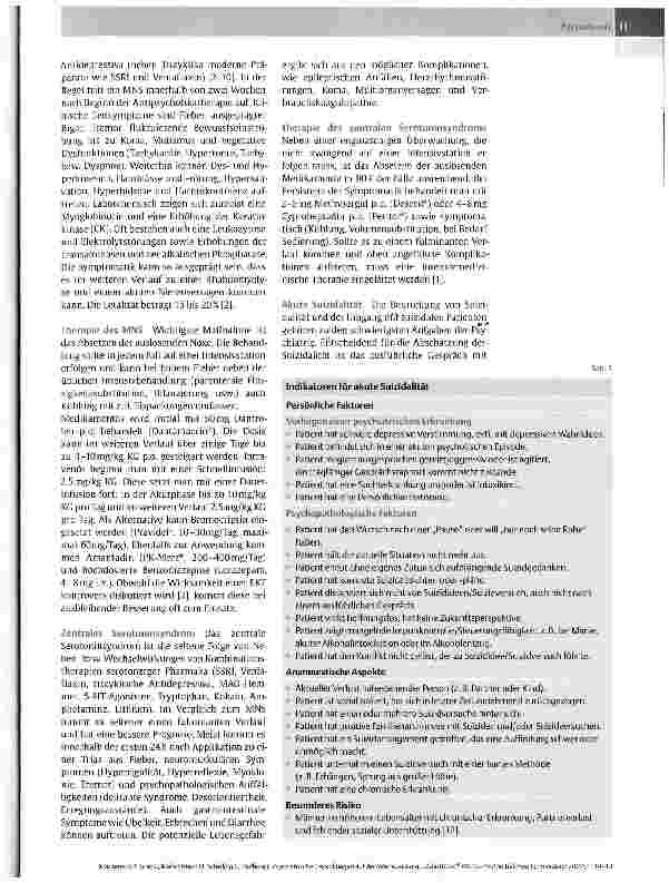 Vorschauseite 2: Psychiatrische Erkrankungen auf der Intensivstation - Teil II