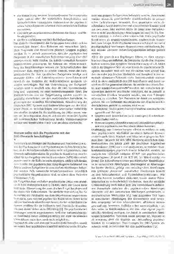 Vorschauseite 3: DRG und PsychiatrieEine Kataloganalyse der psychiatrischen DRGs und deren Auswirkungen