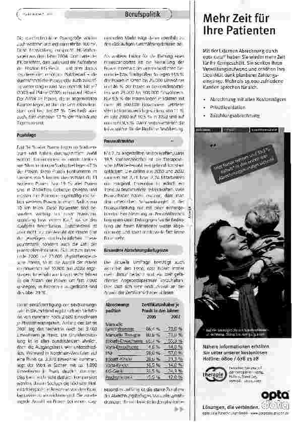Vorschauseite 2: IFK-Wirtschaftlichkeitsumfrage 2006