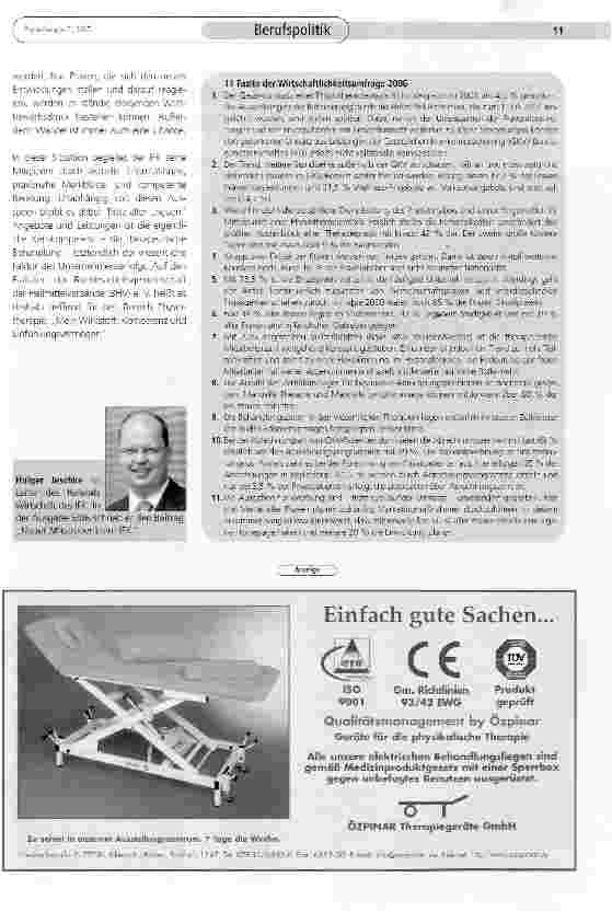 Vorschauseite 4: IFK-Wirtschaftlichkeitsumfrage 2006