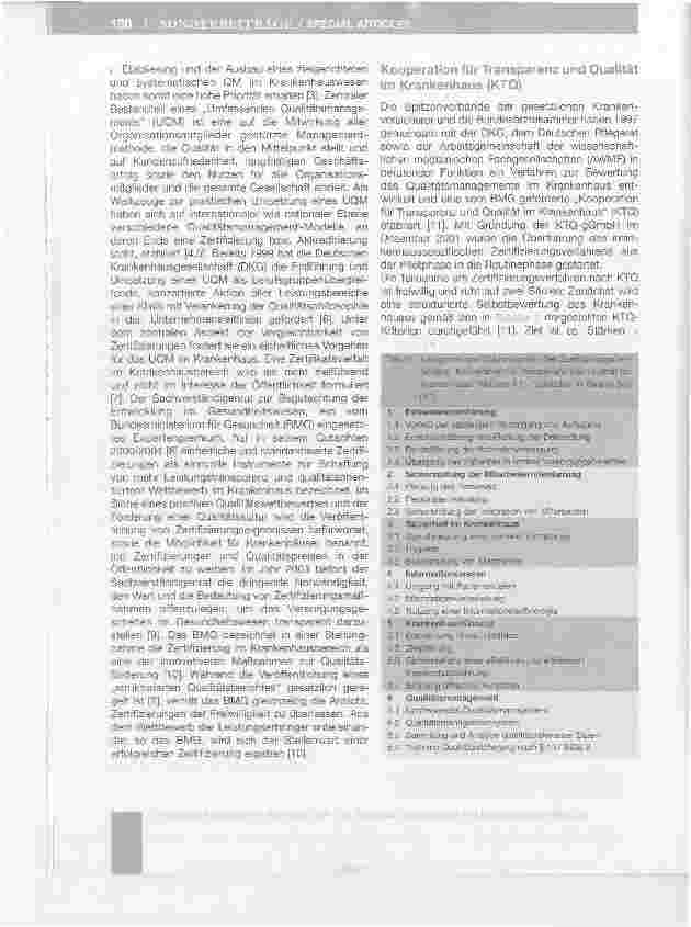 Vorschauseite 2: Qualitätsmanagement und KTQ-Zertifizierung in der Anästhesiologie