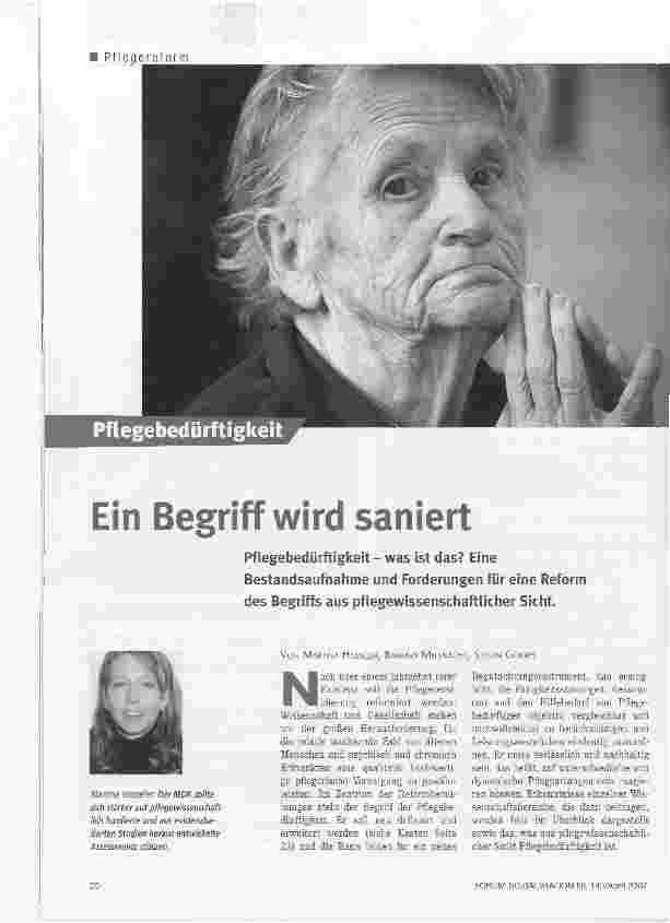 Vorschauseite 1: Ein Begriff wird saniert