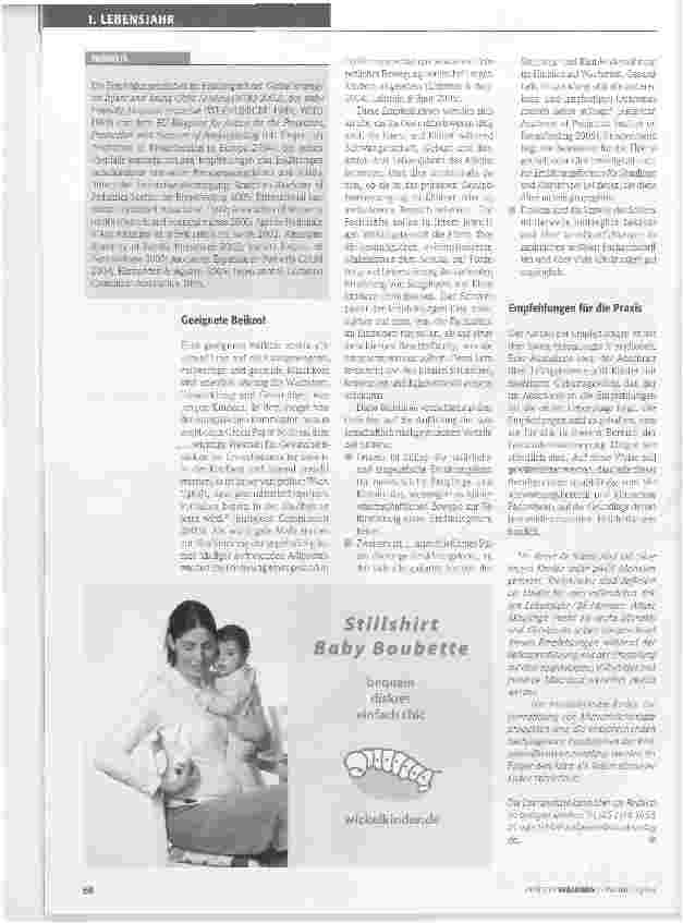 Vorschauseite 4: Ernährung von Säuglingen und Kleinkindern:Empfehlungen für die Europäische Union I Teil 1
