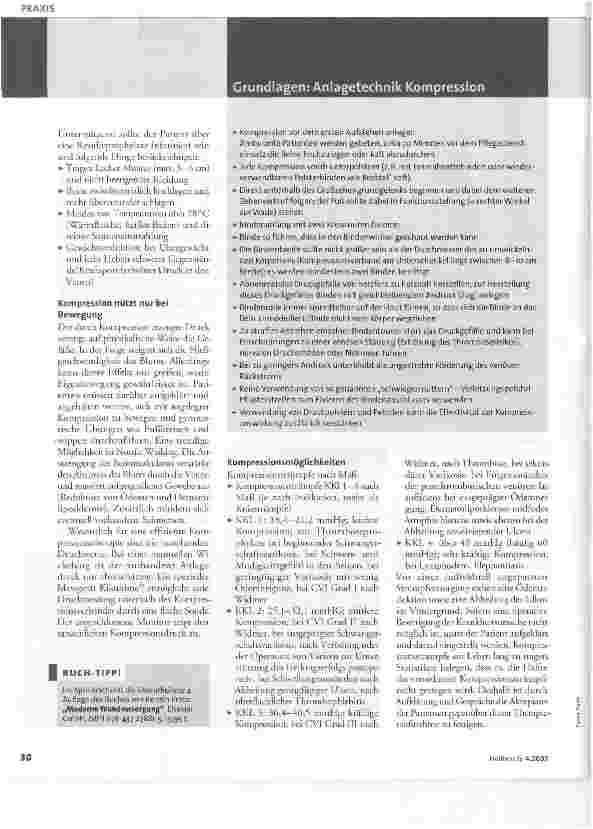 Vorschauseite 3: Wie wichtig ist Kompressionstherapie?