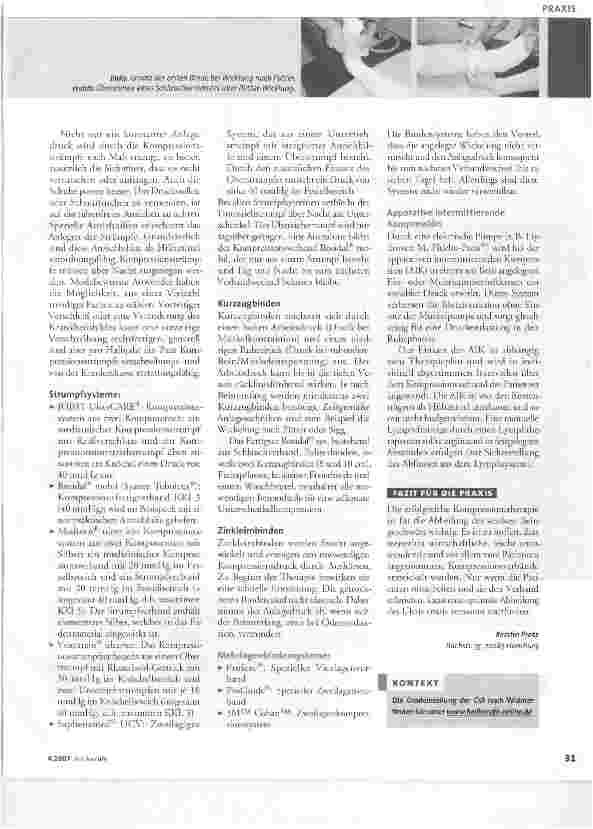 Vorschauseite 4: Wie wichtig ist Kompressionstherapie?
